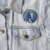 Jewel de Unicorn Ronde Button 5,7 Cm (In situ)