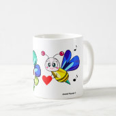Jewel Flower Coffee Mok (Voorkant rechts)