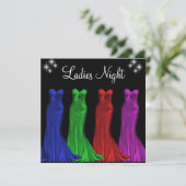 Jewel Formele Gowns Dames Night Black Kaart (Staand voorkant)