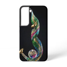 Jewel Galaxy Vlam met Gouden Vogels Luxe Hoes