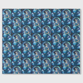 Jewel Galaxy Zodiac Aquarius Cadeaupapier (Vlak)