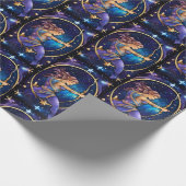 Jewel Galaxy Zodiac Boogschutter Cadeaupapier (Hoek)