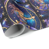 Jewel Galaxy Zodiac Boogschutter Cadeaupapier (Rol Hoek)