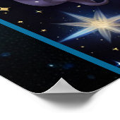 Jewel Galaxy Zodiac Gemini Poster (Hoek)