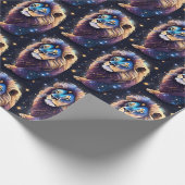 Jewel Galaxy Zodiac Leo Cadeaupapier (Hoek)