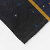 Jewel Galaxy Zodiac Leo Fleece Deken (Hoek)