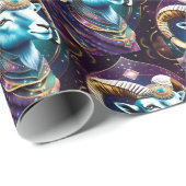 Jewel Galaxy Zodiac Ram Cadeaupapier (Rol Hoek)