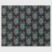 Jewel Galaxy Zodiac Schorpioen Cadeaupapier (Vlak)
