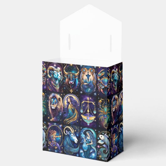 Jewel Galaxy Zodiac Tent Bedankdoosjes (Geopend)