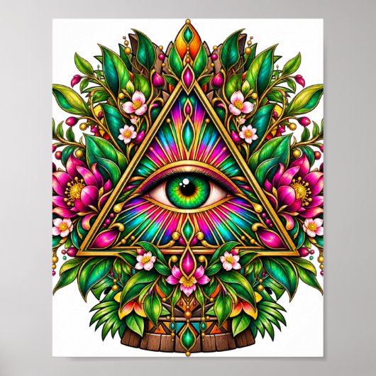 Jewel Garden Eye Poster (Voorkant)