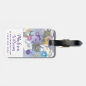 Jewel Garden | Paarse pasta's Bagagelabel (Achterkant horizontaal)