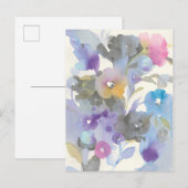 Jewel Garden | Paarse pasta's Briefkaart (Voorkant / Achterkant)