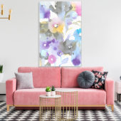 Jewel Garden | Paarse pasta's Canvas Afdruk (Insitu (Woonkamer))