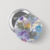 Jewel Garden | Paarse pasta's Ronde Button 5,7 Cm (Voorkant /achterkant)