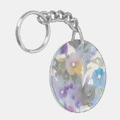 Jewel Garden | Paarse pasta's Sleutelhanger (Voorkant Links)