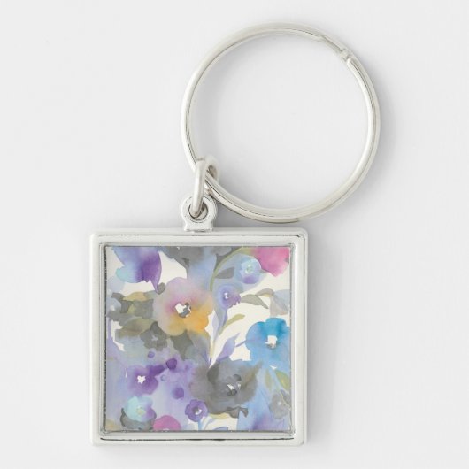 Jewel Garden | Paarse pasta's Sleutelhanger (Voorkant)