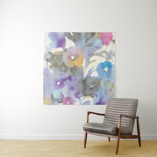 Jewel Garden | Paarse pasta's Wandkleed (In Situ (horizontaal))