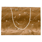 Jewel Gold Glittery Glitter Groot Cadeauzakje (Achterkant)