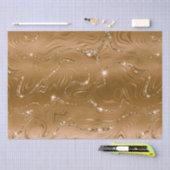 Jewel Gold Glittery Glitter Tissuepapier (Craft)