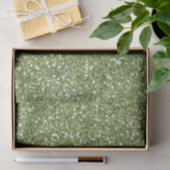 Jewel Green Faux Glitter Tissuepapier (Geschenk)
