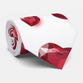 Jewel Heart Neck Tie Stropdas (Opgerold)