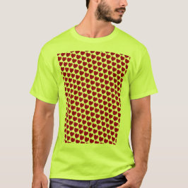 Jewel Hearts Pattern T-Shirt