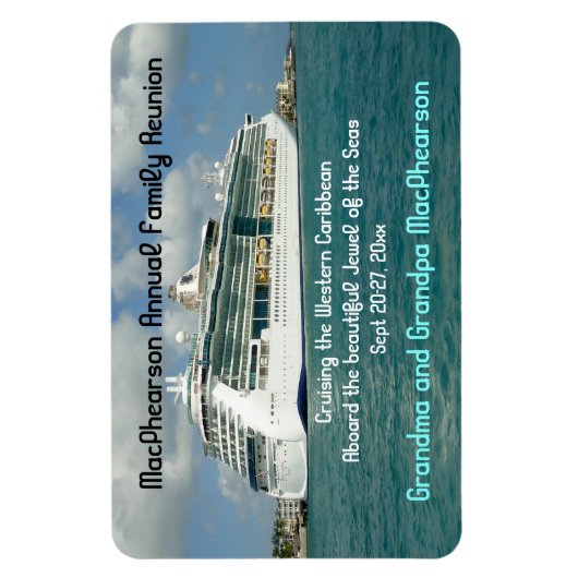 Jewel in Key West Stateroom door Marker Magneet (Verticaal)