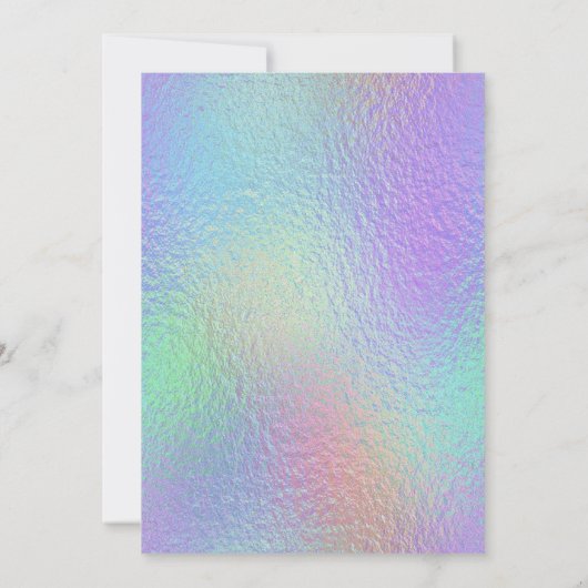 Jewel Mermaid Brunette Mermaid Baby shower Kaart (Achterkant)