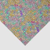 Jewel Mosaic -  ontkoppeling van steenkleuren Tissuepapier (Detail)