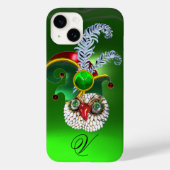 JEWEL OWL, ELF PET, SHAMROCK EN DIAMOND FEATHERS Case-Mate iPhone CASE (Achterkant)