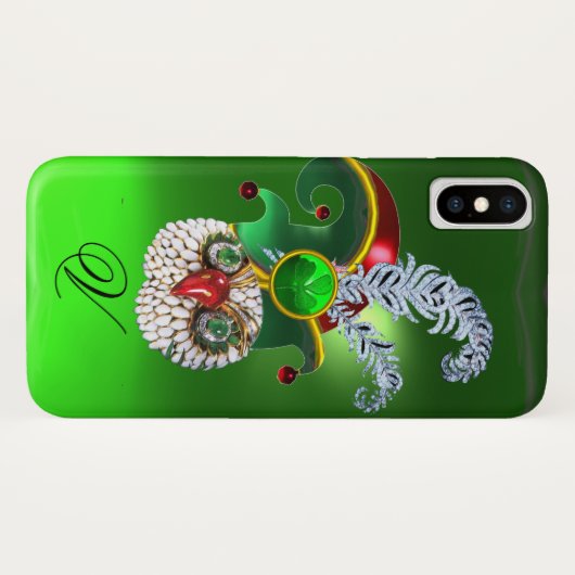 JEWEL OWL, ELF PET, SHAMROCK EN DIAMOND FEATHERS Case-Mate iPhone CASE (Achterkant (horizontaal))