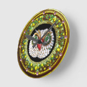 JEWEL OWL RONDE KLOK (Hoek)