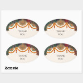 Jewel Paisley Trouw Sticker Bedanken (Vel)