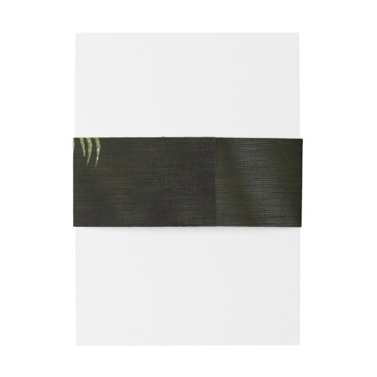 Jewel Palm Leaf Je bent uitgenodigd Groene ID830 Uitnodigingen Wikkel (Achterkant Voorbeeld)