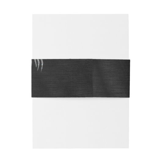 Jewel Palm Leaf Je bent uitgenodigd Silver ID830 Uitnodigingen Wikkel (Achterkant Voorbeeld)