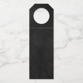 Jewel Palm Leaf Wedding Cheers Silver ID830 Flessenhanger (Achterkant)