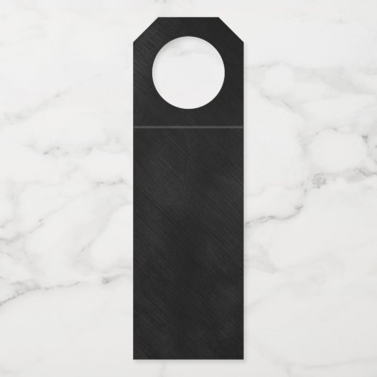 Jewel Palm Leaf Wedding Cheers Silver ID830 Flessenhanger (Achterkant)