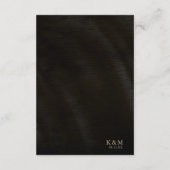 Jewel Palm Leaf Wedding Details Gold ID830 Informatiekaartje (Achterkant)