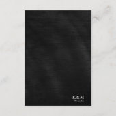 Jewel Palm Leaf Wedding Details Silver ID830 Informatiekaartje (Achterkant)