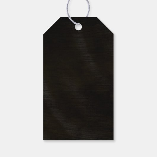 Jewel Palm Leaf Wedding Gold ID830 Cadeaulabel (Achterkant)