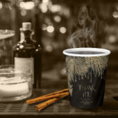 Jewel Palm Leaf Wedding Gold ID830 Papieren Bekers