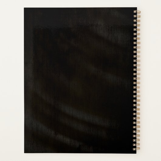 Jewel Palm Leaf Wedding Gold ID830 Planner (Achterkant)