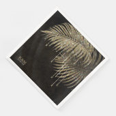 Jewel Palm Leaf Wedding Gold ID830 Servet (Hoek)