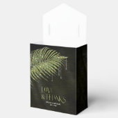 Jewel Palm Leaf Wedding Green ID830 Bedankdoosjes (Geopend)