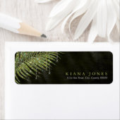 Jewel Palm Leaf Wedding Green ID830 Etiket (Insitu)