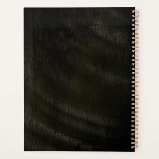 Jewel Palm Leaf Wedding Green ID830 Planner (Achterkant)