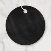 Jewel Palm Leaf Wedding Silver ID830 Bedankjes Labels (Achterkant)