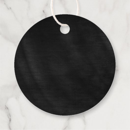 Jewel Palm Leaf Wedding Silver ID830 Bedankjes Labels (Achterkant)