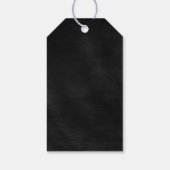 Jewel Palm Leaf Wedding Silver ID830 Cadeaulabel (Achterkant)