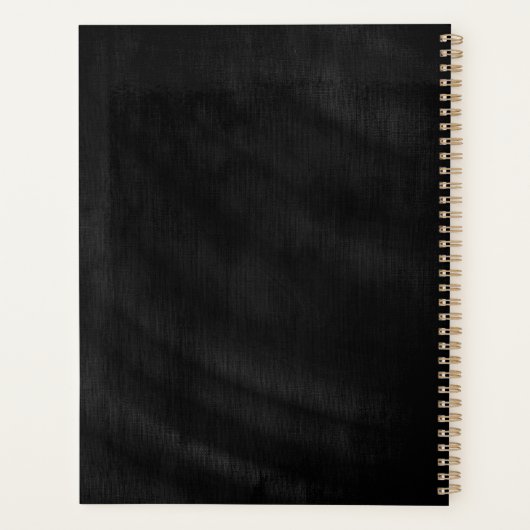 Jewel Palm Leaf Wedding Silver ID830 Planner (Achterkant)